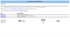 Desktop Screenshot of lists.xapian.org